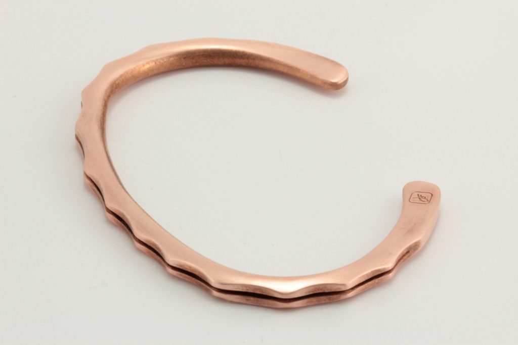 "joe," bracelet in copper