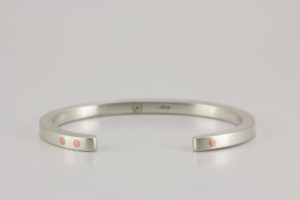 Sterling silver antithesis bracelet